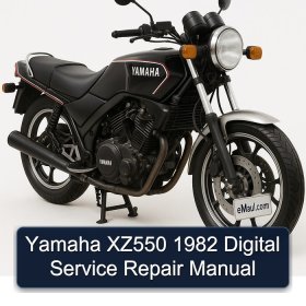 Yamaha XZ550 1982 Digital Service Repair Manual