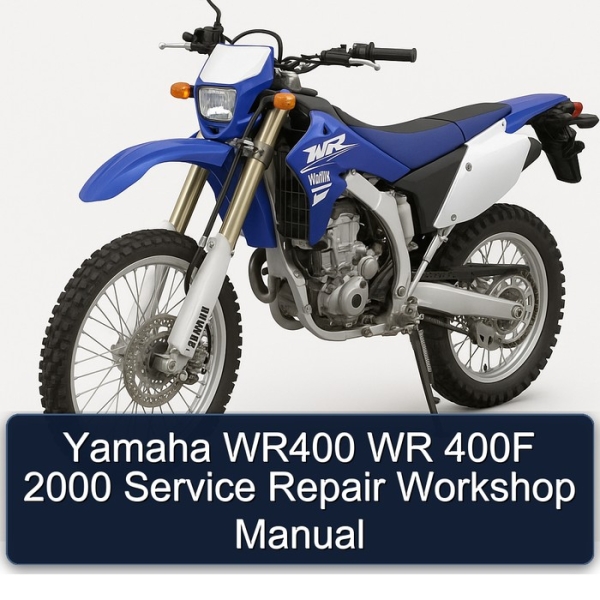 Yamaha WR400 WR 400F 2000 Service Repair Workshop Manual