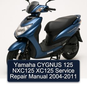 Yamaha CYGNUS 125 NXC125 XC125 Service Repair Manual 2004-2011