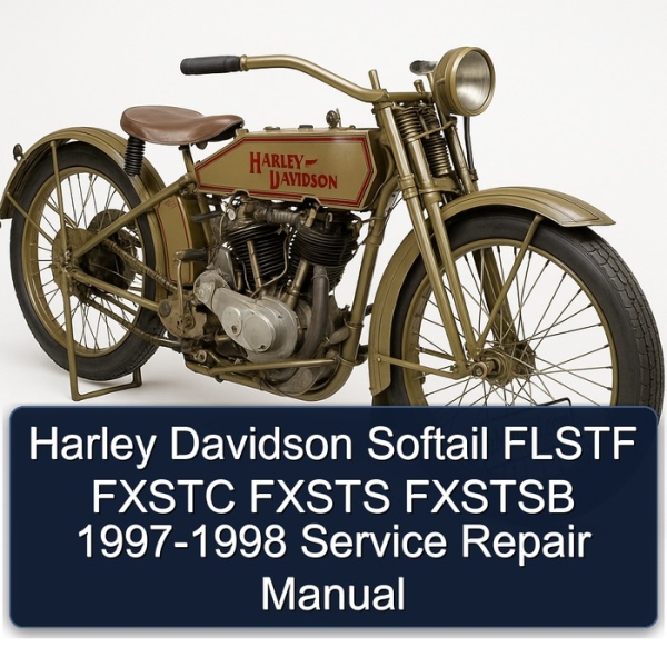 Harley Davidson Softail FLSTF FXSTC FXSTS FXSTSB 1997-1998 Service Repair Manual
