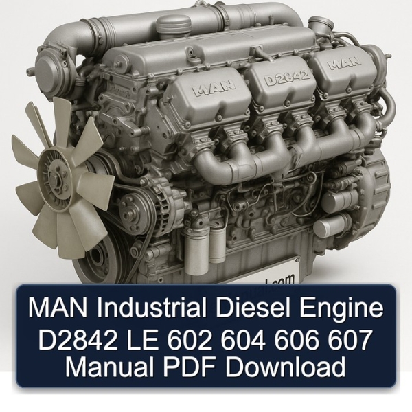 MAN Industrial Diesel Engine D2842 LE 602 604 606 607 Manual PDF Download