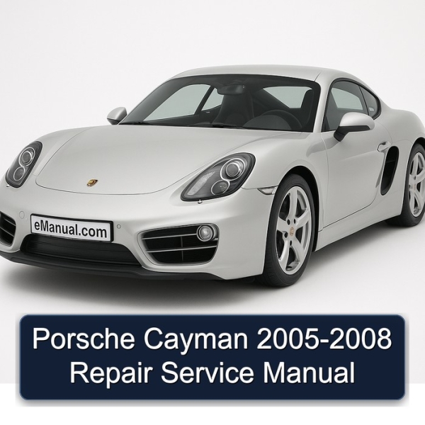 Porsche Cayman 2005-2008 Repair Service Manual