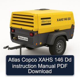 Atlas Copco XAHS 146 Dd instruction Manual PDF Download