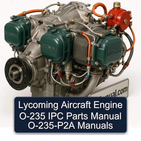 Lycoming Aircraft Engine O-235 IPC Parts Manual O-235-P2A Manuals