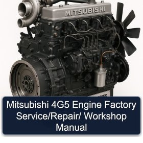Mitsubishi 4G5 Engine Factory Service/Repair/ Workshop Manual