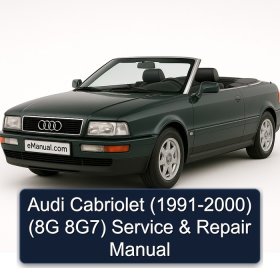 Audi Cabriolet (1991-2000) (8G 8G7) Service & Repair Manual