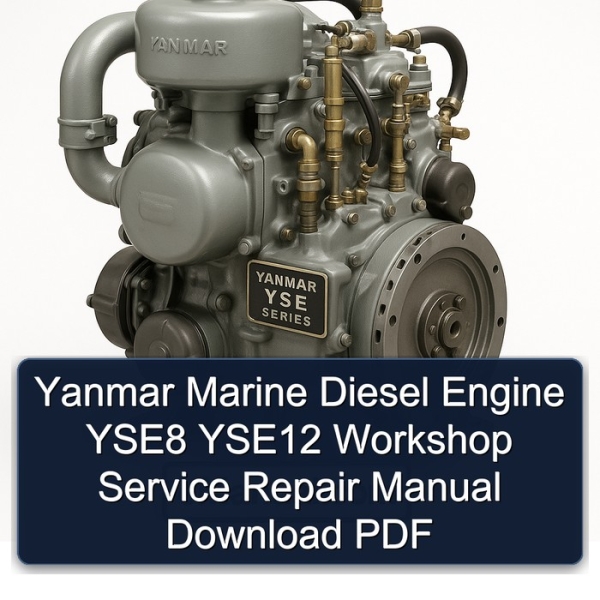 Yanmar Marine Diesel Engine YSE8 YSE12 Workshop Service Repair Manual Download PDF