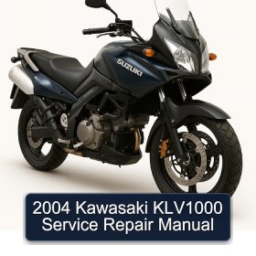 2004 Kawasaki KLV1000 Service Repair Manual