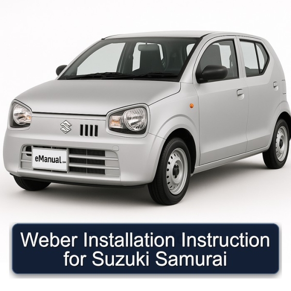 Weber Installation Instruction for Suzuki Samurai