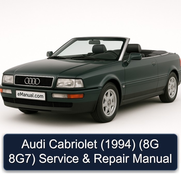Audi Cabriolet (1994) (8G 8G7) Service & Repair Manual