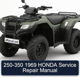 250-350 1969 HONDA Service Repair Manual
