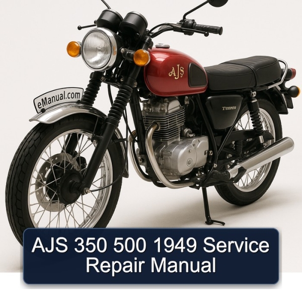 AJS 350 500 1949 Service Repair Manual
