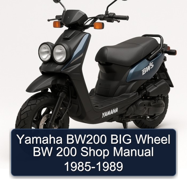 Yamaha BW200 BIG Wheel BW 200 Shop Manual 1985-1989
