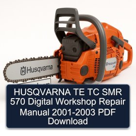 HUSQVARNA TE TC SMR 570 Digital Workshop Repair Manual 2001-2003 PDF Download