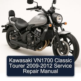 Kawasaki VN1700 Classic Tourer 2009-2012 Service Repair Manual