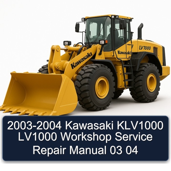 2003-2004 Kawasaki KLV1000 LV1000 Workshop Service Repair Manual 03 04