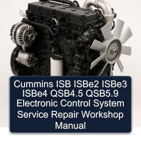 Cummins ISB ISBe2 ISBe3 ISBe4 QSB4.5 QSB5.9 Electronic Control System Service Repair Workshop Manual