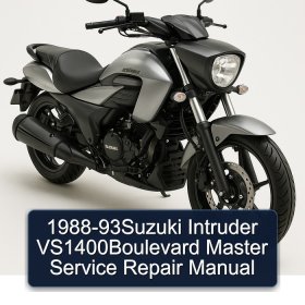 1988-93Suzuki Intruder VS1400Boulevard Master Service Repair Manual
