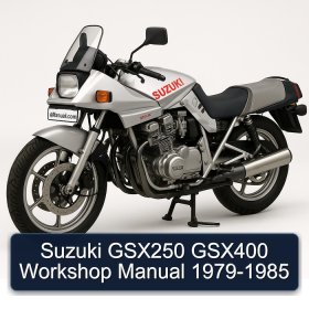 Suzuki GSX250 GSX400 Workshop Manual 1979-1985