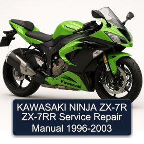 KAWASAKI NINJA ZX-7R ZX-7RR Service Repair Manual 1996-2003