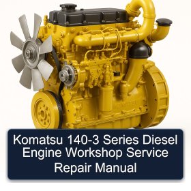 Komatsu 140-3 Series Diesel Engine Workshop Service Repair Manual