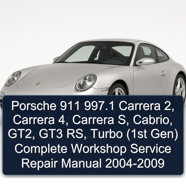 Porsche 911 997.1 Carrera 2, Carrera 4, Carrera S, Cabrio, GT2, GT3 RS, Turbo (1st Gen) Complete Workshop Service Repair Manual 2004-2009