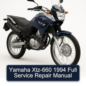 Yamaha Xtz-660 1994 Full Service Repair Manual