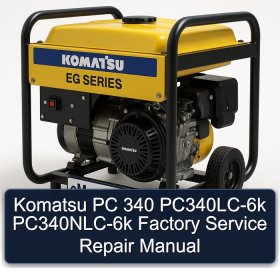 Komatsu PC 340 PC340LC-6k PC340NLC-6k Factory Service Repair Manual