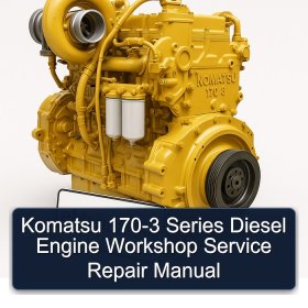 Komatsu 170-3 Series Diesel Engine Workshop Service Repair Manual