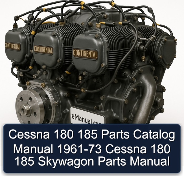 Cessna 180 185 Parts Catalog Manual 1961-73 Cessna 180 185 Skywagon Parts Manual