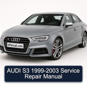 AUDI S3 1999-2003 Service Repair Manual