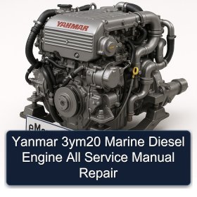 Yanmar 3ym20 Marine Diesel Engine All Service Manual Repair