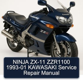 NINJA ZX-11 ZZR1100 1993-01 KAWASAKI Service Repair Manual