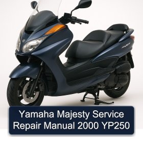 Yamaha Majesty Service Repair Manual 2000 YP250