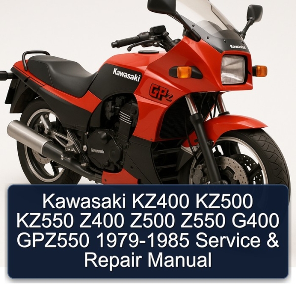 Kawasaki KZ400 KZ500 KZ550 Z400 Z500 Z550 G400 GPZ550 1979-1985 Service & Repair Manual