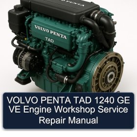 VOLVO PENTA TAD 1240 GE VE Engine Workshop Service Repair Manual