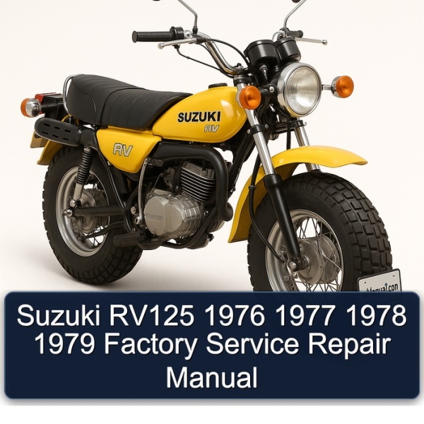 Suzuki RV125 1976 1977 1978 1979 Factory Service Repair Manual
