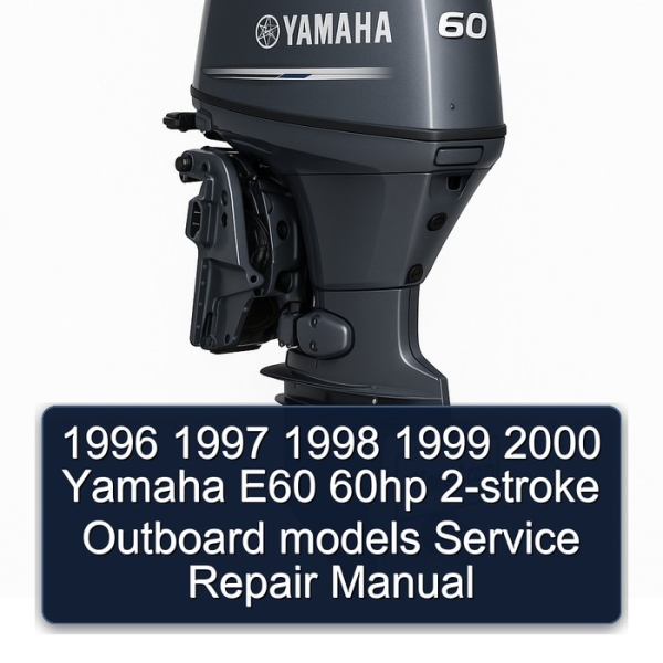 1996 1997 1998 1999 2000 Yamaha E60 60hp 2-stroke Outboard models Service Repair Manual