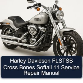 Harley Davidson FLSTSB Cross Bones Softail 11 Service Repair Manual