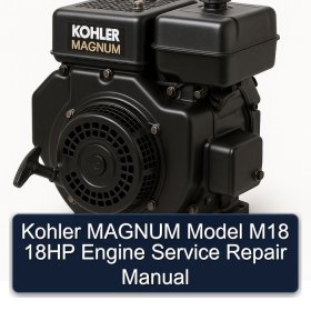 Kohler MAGNUM Model M18 18HP Engine Service Repair Manual