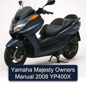 Yamaha Majesty Owners Manual 2008 YP400X