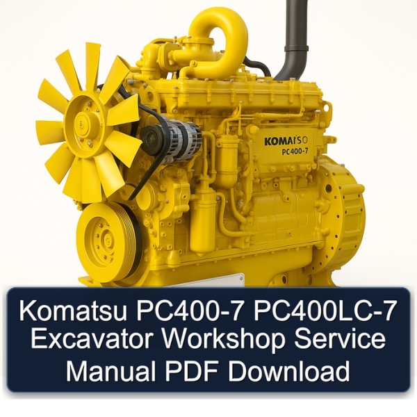 Komatsu PC400-7 PC400LC-7 Excavator Workshop Service Manual PDF Download