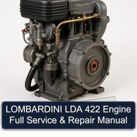 LOMBARDINI LDA 422 Engine Full Service & Repair Manual