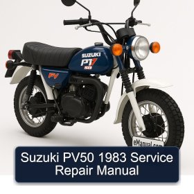 Suzuki PV50 1983 Service Repair Manual