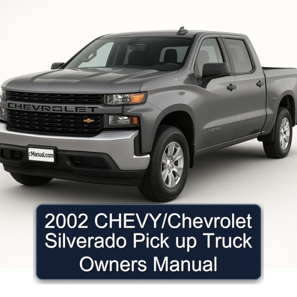 2002 CHEVY/Chevrolet Silverado Pick up Truck Owners Manual
