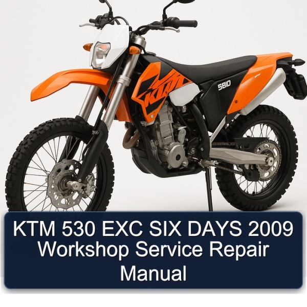 KTM 530 EXC SIX DAYS 2009 Workshop Service Repair Manual