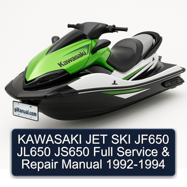 KAWASAKI JET SKI JF650 JL650 JS650 Full Service & Repair Manual 1992-1994