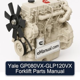 Yale GP080VX-GLP120VX Forklift Parts Manual