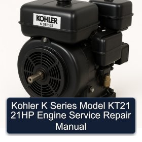 Kohler K Series Model KT21 21HP Engine Service Repair Manual