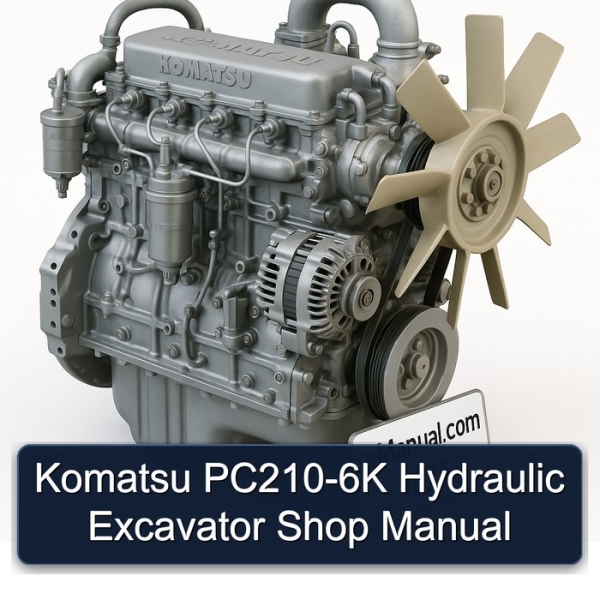 Komatsu PC210-6K Hydraulic Excavator Shop Manual